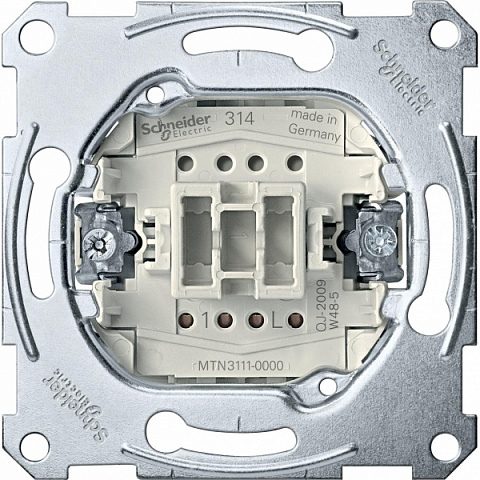 Schneider Electric Merten Механизм QuickFlex Выключателя 1-клавишного, сх.1, 10А