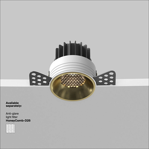 Встраиваемый светильник Maytoni DL058-7W3K-TRS-BS