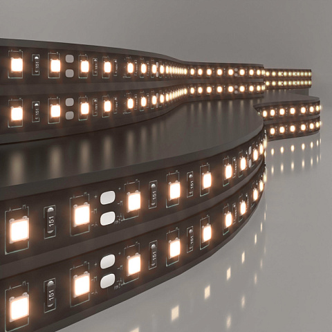 Лента Elektrostandard 120Led 9,6W IP20 3300K тёплый белый