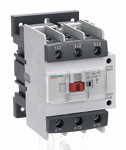 Dekraft Контактор 80А 220В АС3 1НО+1НЗ КМ-103