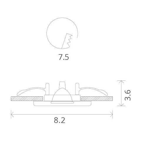 Влагозащищенный светильник ARTE Lamp A5440PL-1CC