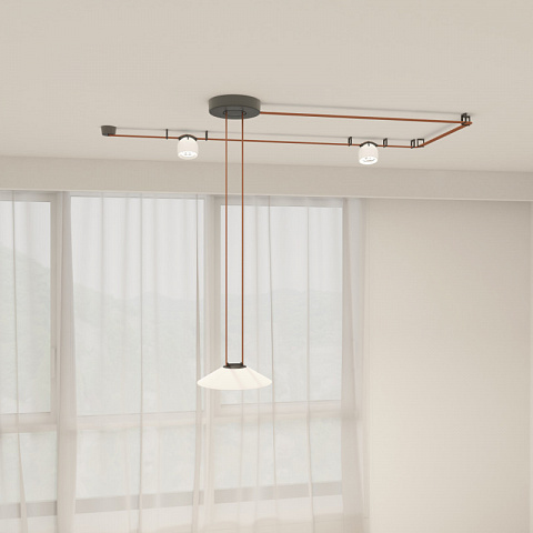 Светильник на шине Denkirs DK5540-WH+BK