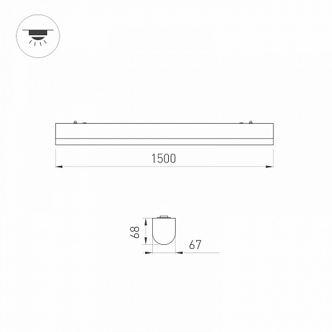 Офисный светильник Arlight 055024