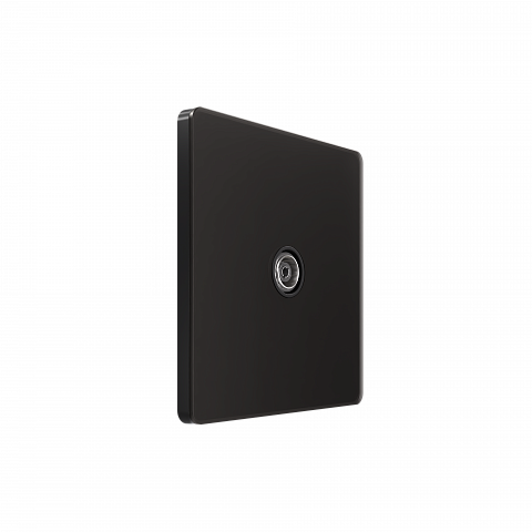 Systeme Electric Systeme Infinity Полярная ночь Розетка телевизионная TV/FM 5-1000MГц