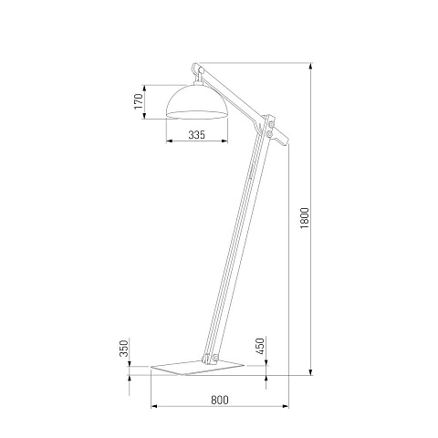 Торшер TK Lighting 5023 Oslo