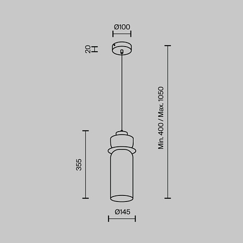 Подвесной светильник MODELUX MS.1410.120 CR