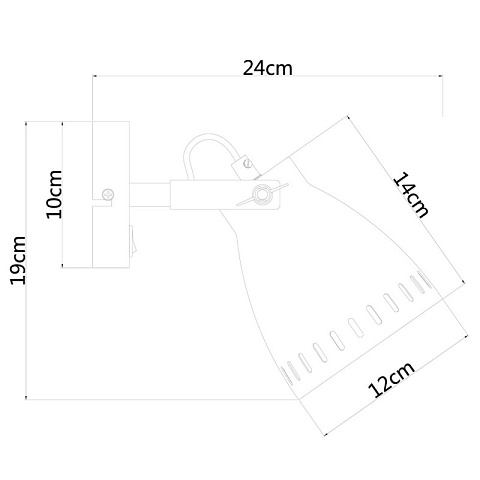 Спот ARTE Lamp A2214AP-1WH
