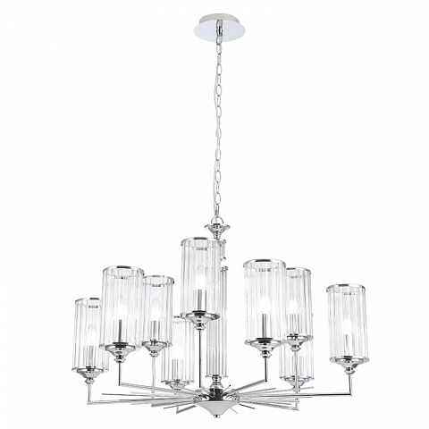 Подвесная люстра Crystal Lux GLORIA SP9 CHROME
