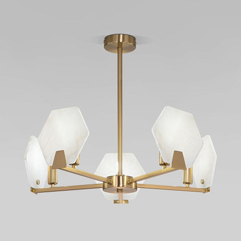 Потолочная люстра Eurosvet Marble 60158/5 латунь