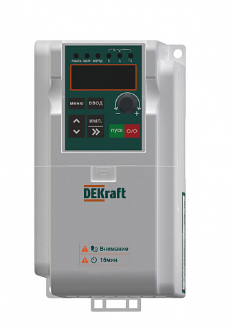 Dekraft Преобразователь частоты DEKV060-0.4кВт 1 фаза 220В