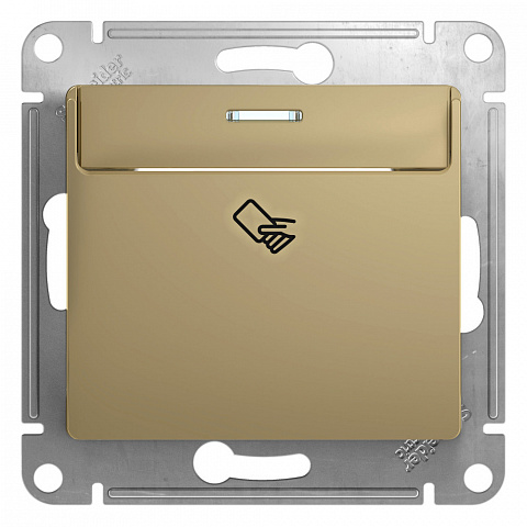Systeme Electric Glossa Титан Выключатель карточный, сх.6