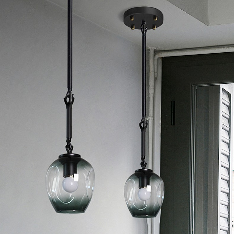 Подвесной светильник Imperium Loft Adel-One L1 Green Black 212798-26