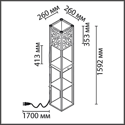 Торшер LUMION 8092/1F
