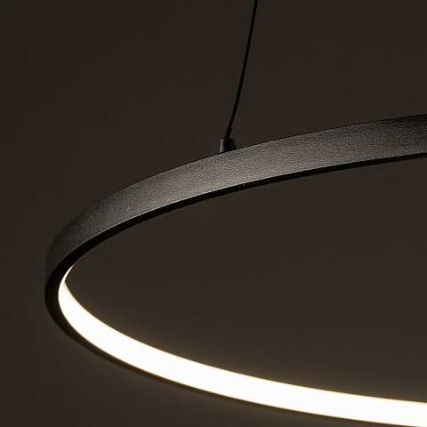 Подвесная люстра Nowodvorski Circolo Led M Black 10862
