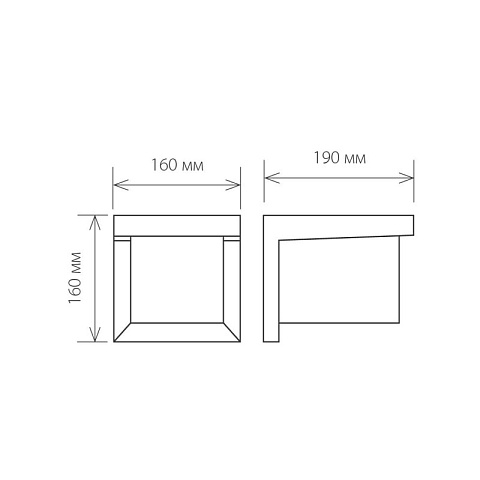 Светильник настенный Elektrostandard 1540 TECHNO SHELTER GRIT