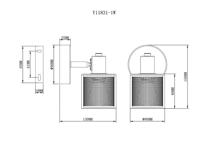 Спот Moderli V11831-1W