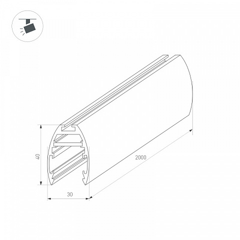 Шинопровод Arlight 034228