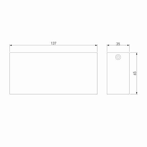 Потолочный светодиодный светильник Elektrostandard Block 25108/LED a066994