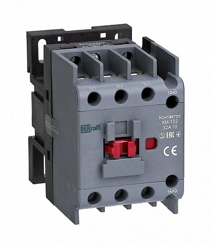 Dekraft Контактор 32А 230В АС3 АС4 1НЗ КМ-102