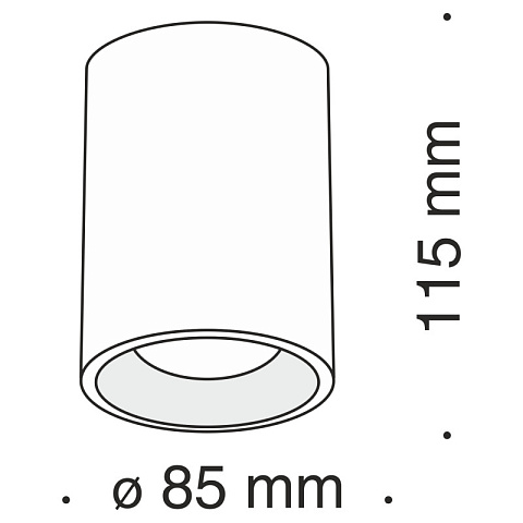 Накладной светильник Maytoni C012CL-01W
