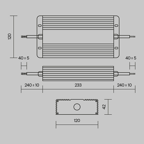 Драйвер Maytoni PSL008-400W-48V-IP67