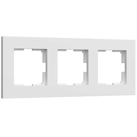 Рамка Werkel Slab на 3 поста белый матовый W0032961 4690389193439