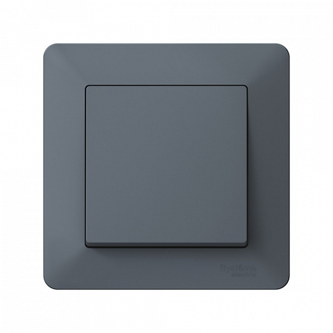 Systeme Electric AtlasDesign Air Грифель/дымчатый черный Рамка 1-ая