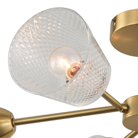 Люстра на штанге Escada 1104/6P Brass