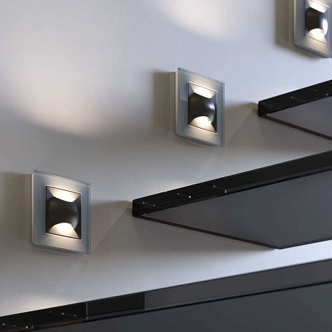 Встраиваемая LED подсветка Werkel МУН черный матовый W1154508 4690389185601