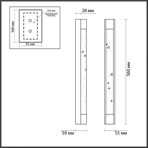 Бра Odeon Light 6681/12WL