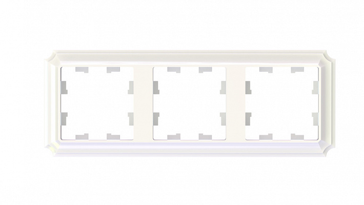 Systeme Electric AtlasDesign Antique Жемчуг Рамка 3-ая, универсальная