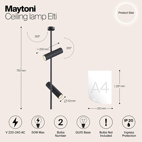 Спот Maytoni C021CL-02B