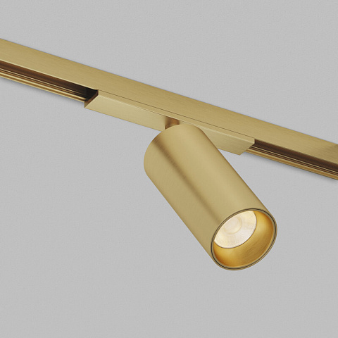 DK5941-SB Светильник трековый SHINE SPOT ZigBee, 48В, 10Вт, 2700-6000K, IP20, сатин. латунь, алюминий