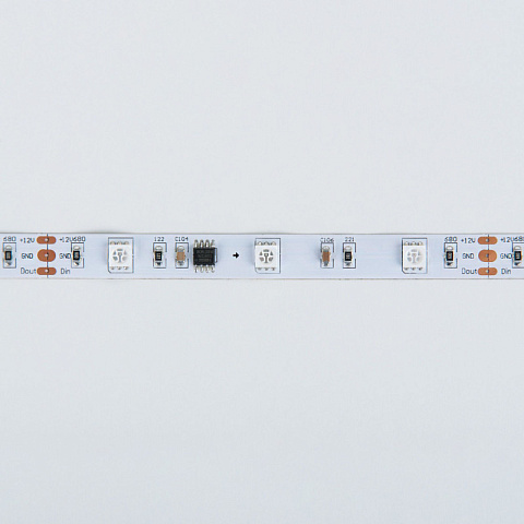 Лента Elektrostandard 5050/30 LED 7.2W IP20 [белая подложка] мультиколор