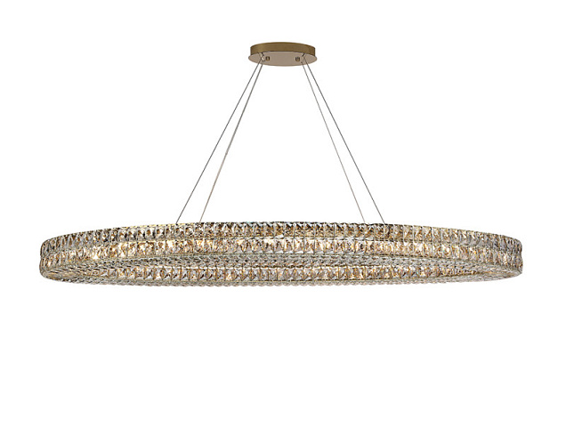 Подвесная люстра Newport 8550/160 C oval gold polished