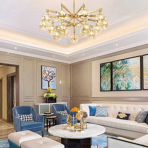 Подвесная люстра Imperium Loft Carmella Globe Pendant 10 84795-22