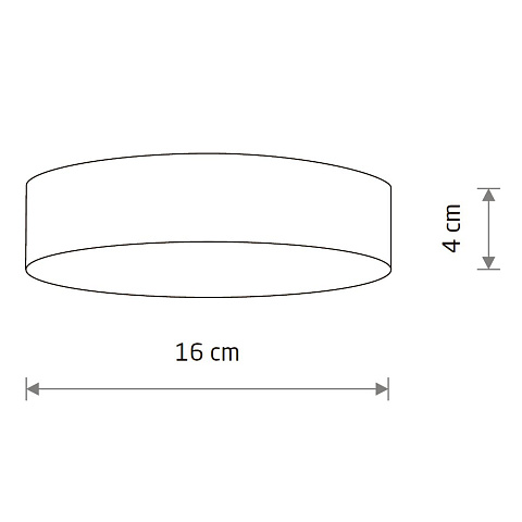 Потолочный cветильник Nowodvorski Lid Round Led Black 10416
