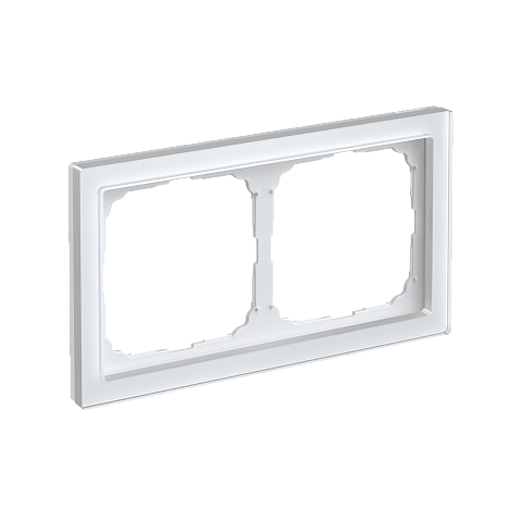 Systeme Electric ArtGallery Pure Органическое стекло Белый Рамка 2-ая