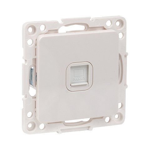 EKF PROxima Стокгольм Белый Розетка RJ-45