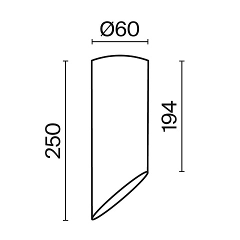 Накладной светильник Maytoni C044CL-01-25GU10-B