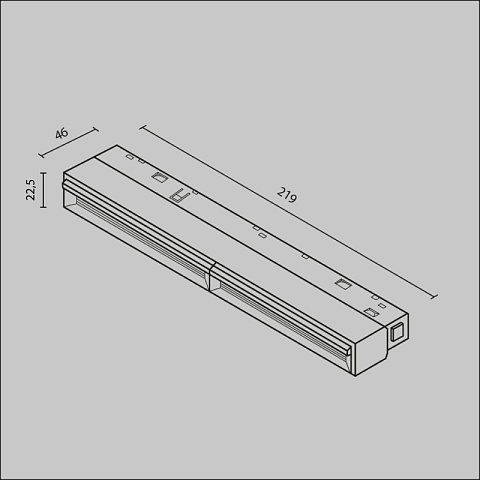 Светильник на шине Maytoni TR106-4-12W-DS-W