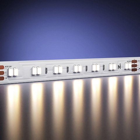 Светодиодная лента Maytoni 19,2W/m 140LED/m 2835SMD от теплого до холодного 5M 201124