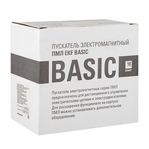 EKF Basic Пускатель электромагнитный серии ПМЛ-3160М 40А 230В  Basic