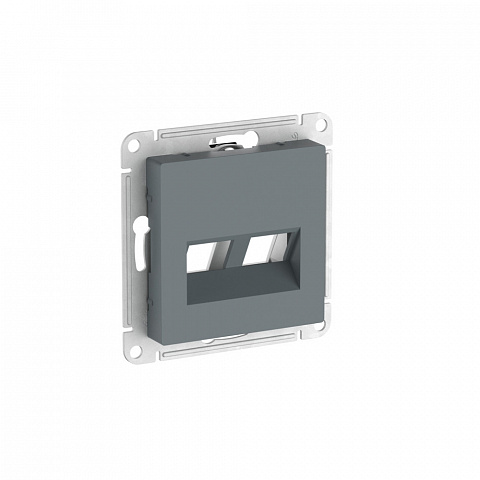 Systeme Electric AtlasDesign Грифель Накладка двойная для информационных функций типа Keystone