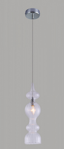Подвесной светильник Crystal Lux IRIS SP1 A TRANSPARENT