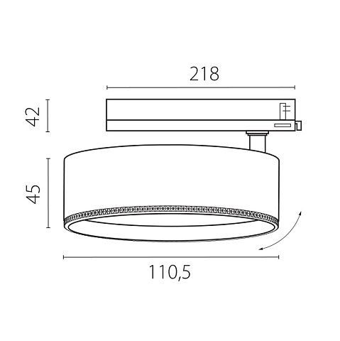 Светильник на шине Lightstar A5646TRIAC