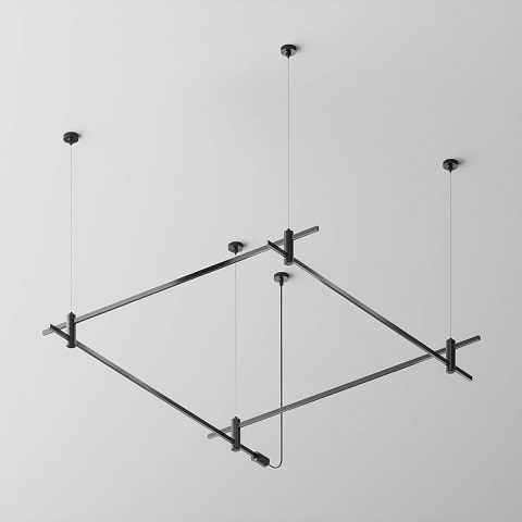 Основание на тросовых подвесах Hang для трековых светильников Maytoni Technical Flarity TFC-Flar-H08-B