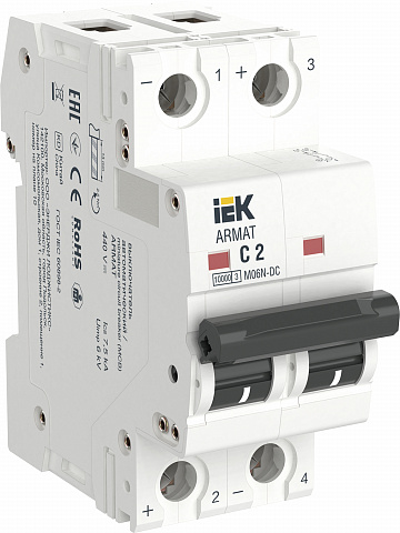 IEK ARMAT Автоматический выключатель M06N-DC 2P C 2А