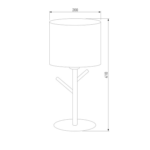 Настольная лампа TK Lighting 5571 Albero White
