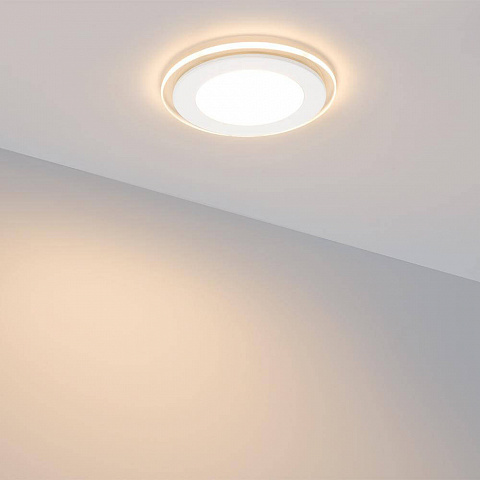 Встраиваемый светодиодный светильник Arlight LT-R160WH 12W Day White 120deg 016568
